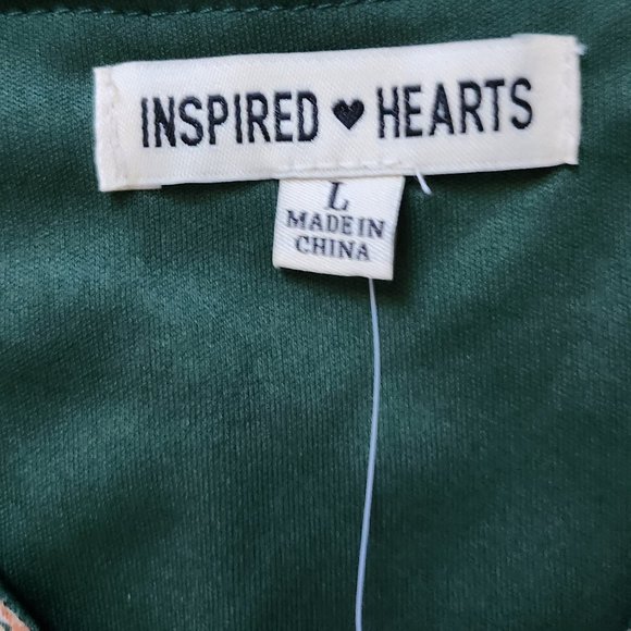 Inspired Hearts Green Floral Ruffle Dress - Picture 12 of 14